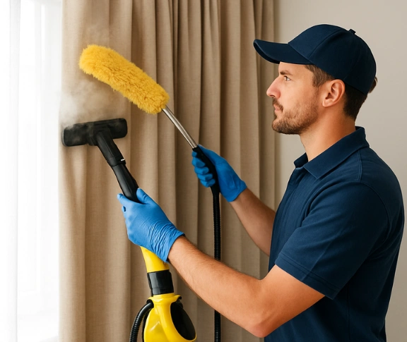 Trusted residential curtain cleaning technician Matty Curtain Cleaning goodna QLD