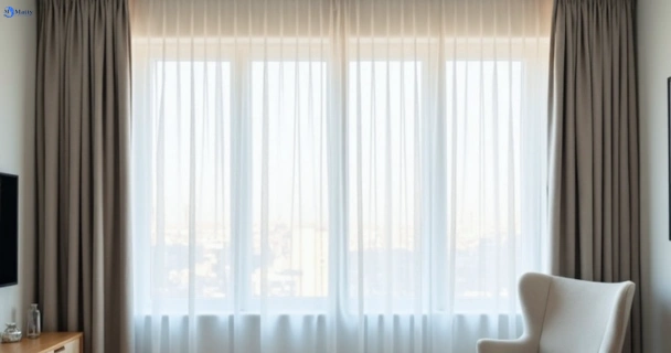 Freshly steam cleaned curtains in goodna QLD